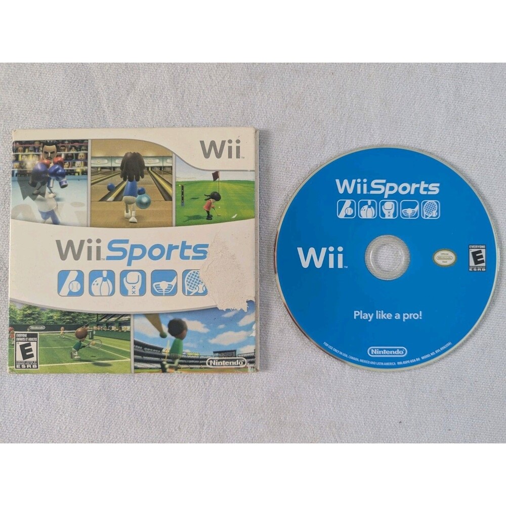 Nintendo Wii Sports Game Disc & Case 2006 Original Genuine Tested (No Manual)